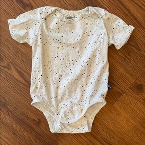 Simply Magnetic Me Starry White Baby Bodysuit